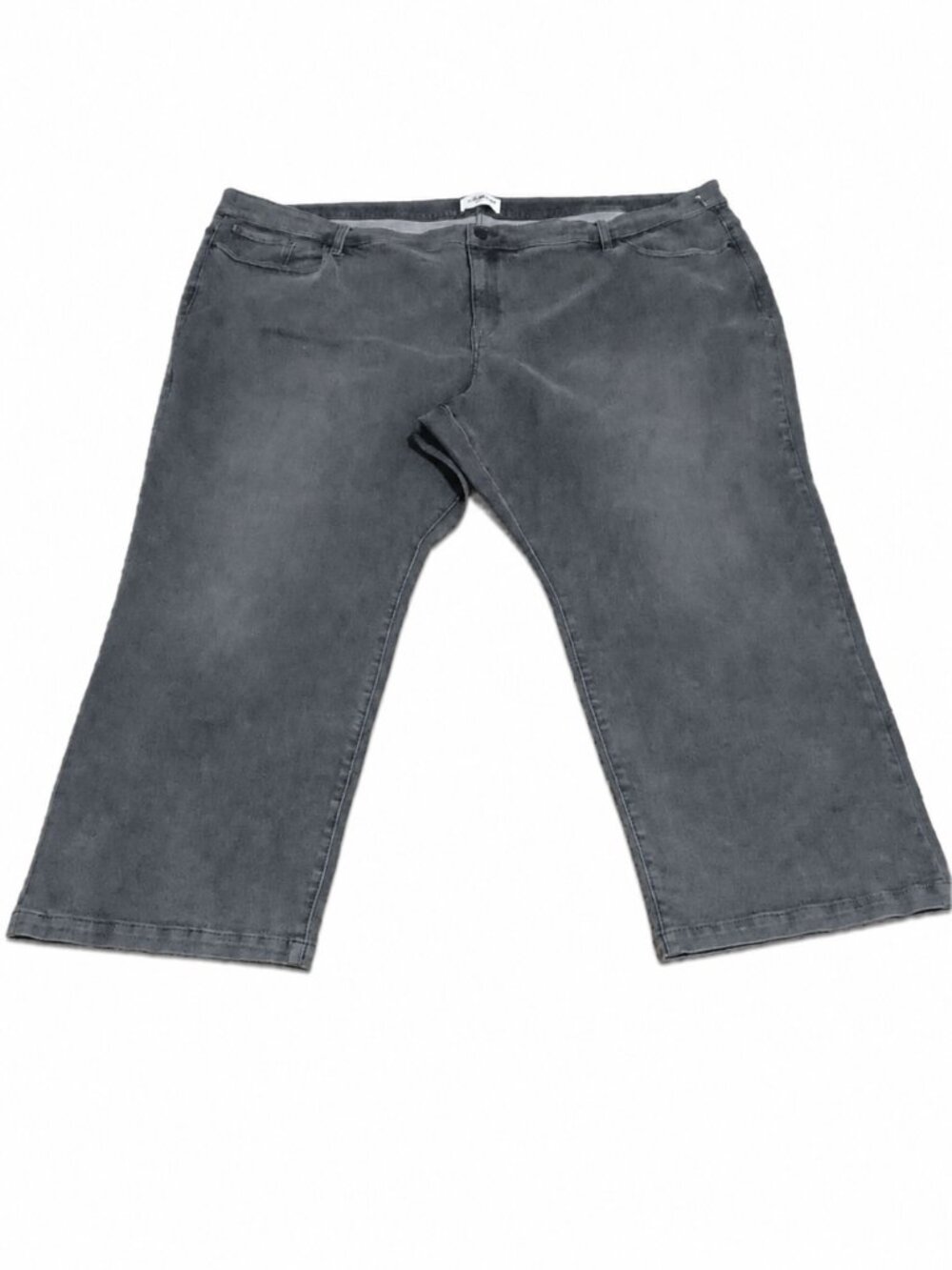 Plus Size 38 LANE BRYANT black denim jeans. "Signature Fit, High-Rise, Straight"